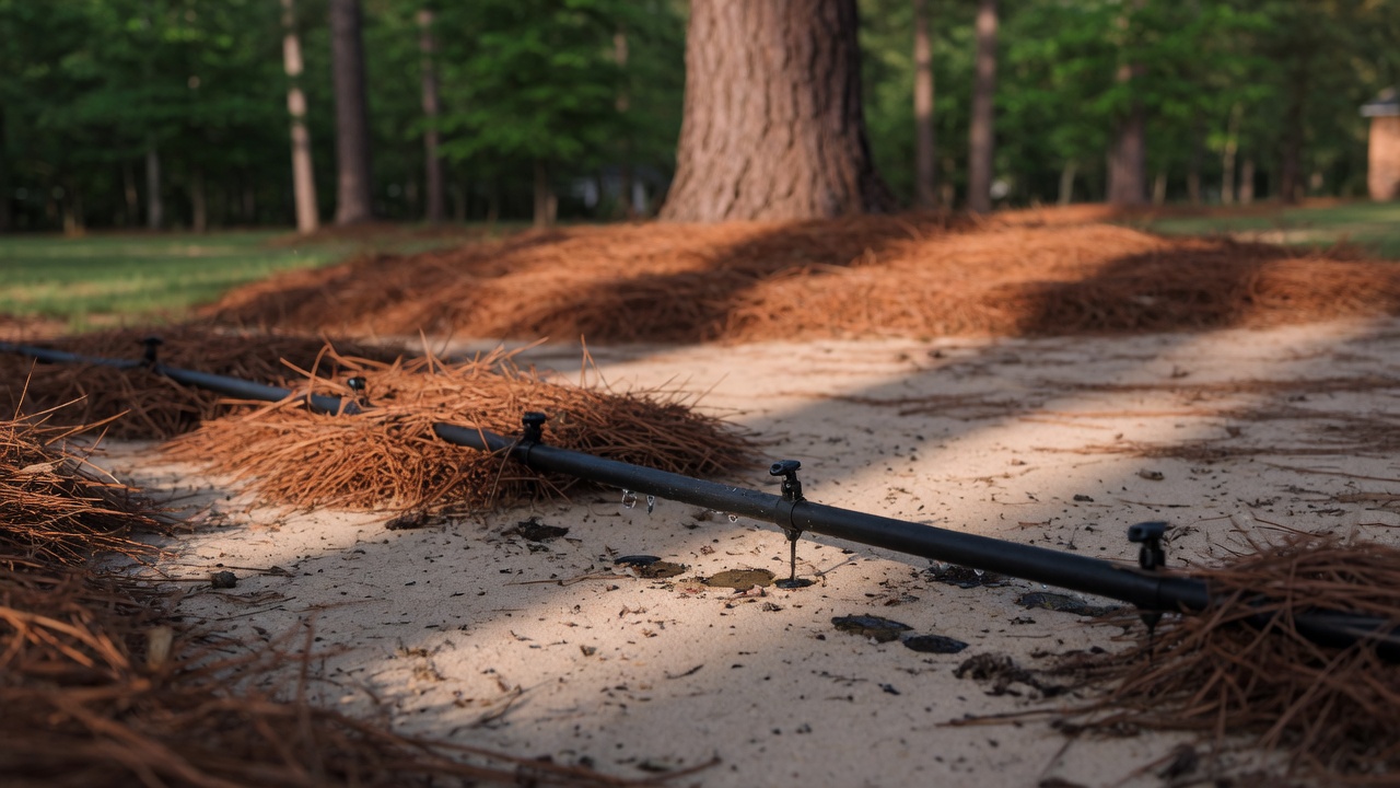 Drip Irrigation Repair — Willis job