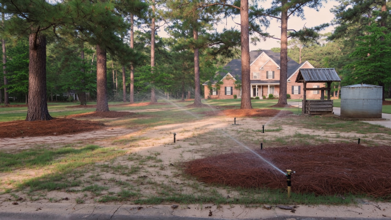 Sprinkler System Installation — Willis job