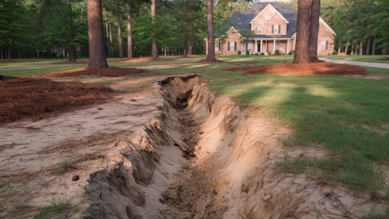 Broken Sprinkler Pipe Repair — Willis job